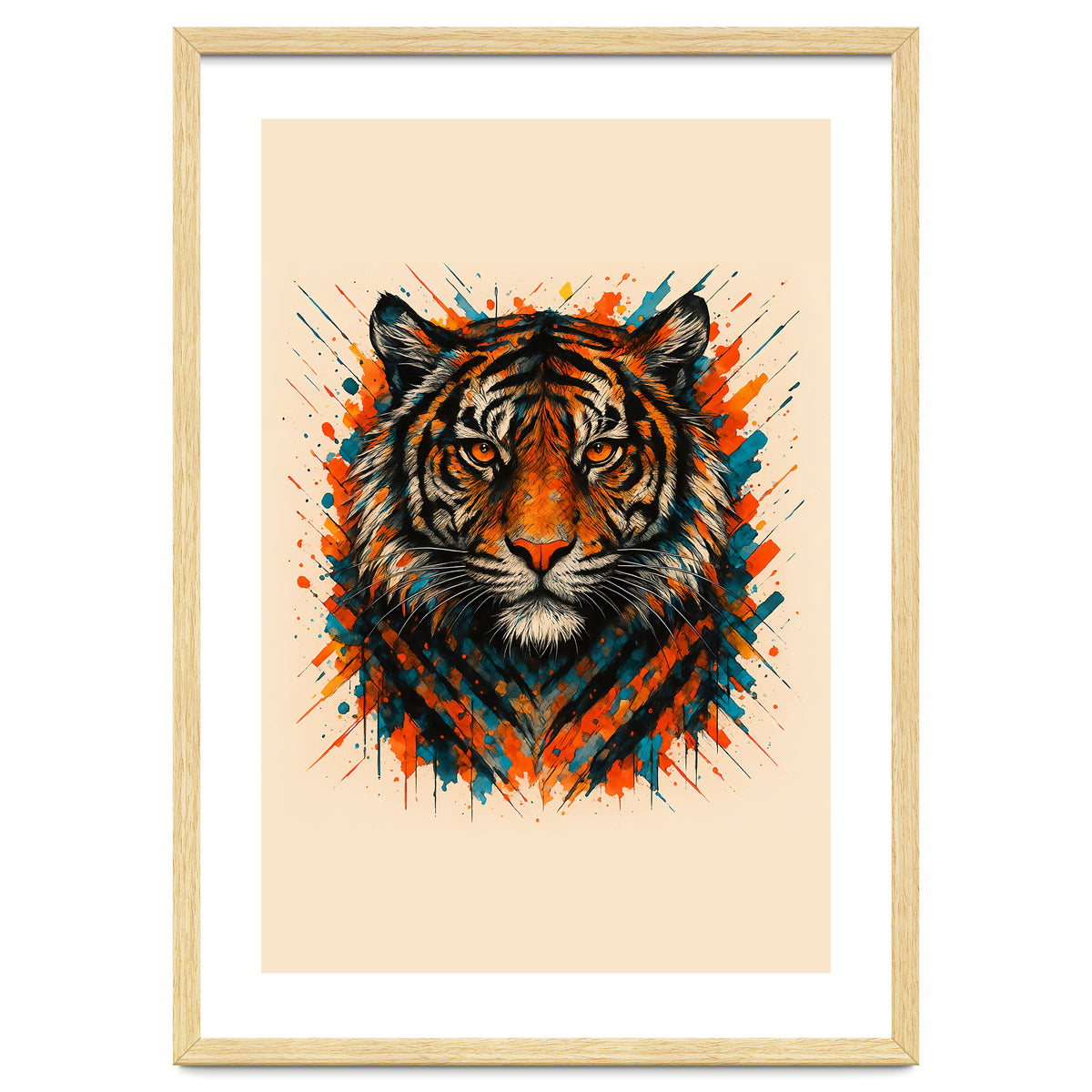 Tiger Animal Watercolor