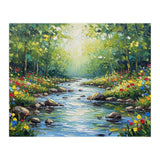 Sunlit Forest Stream (Print Only) thumbnail