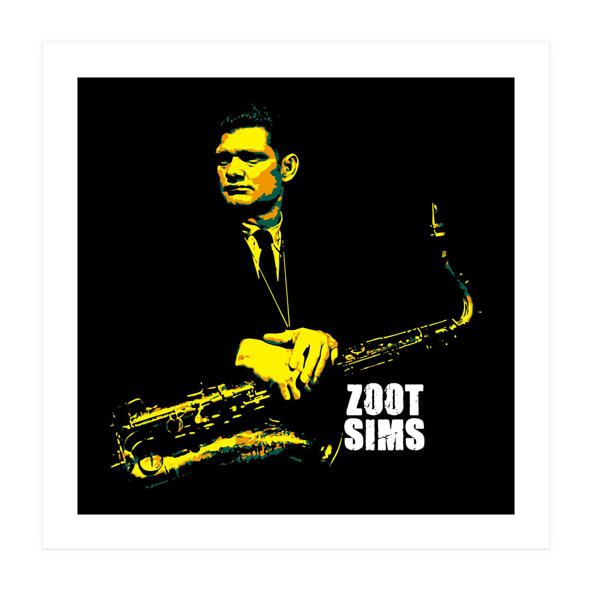 Zoot Sims American Jazz Saxophonist (Print Only)