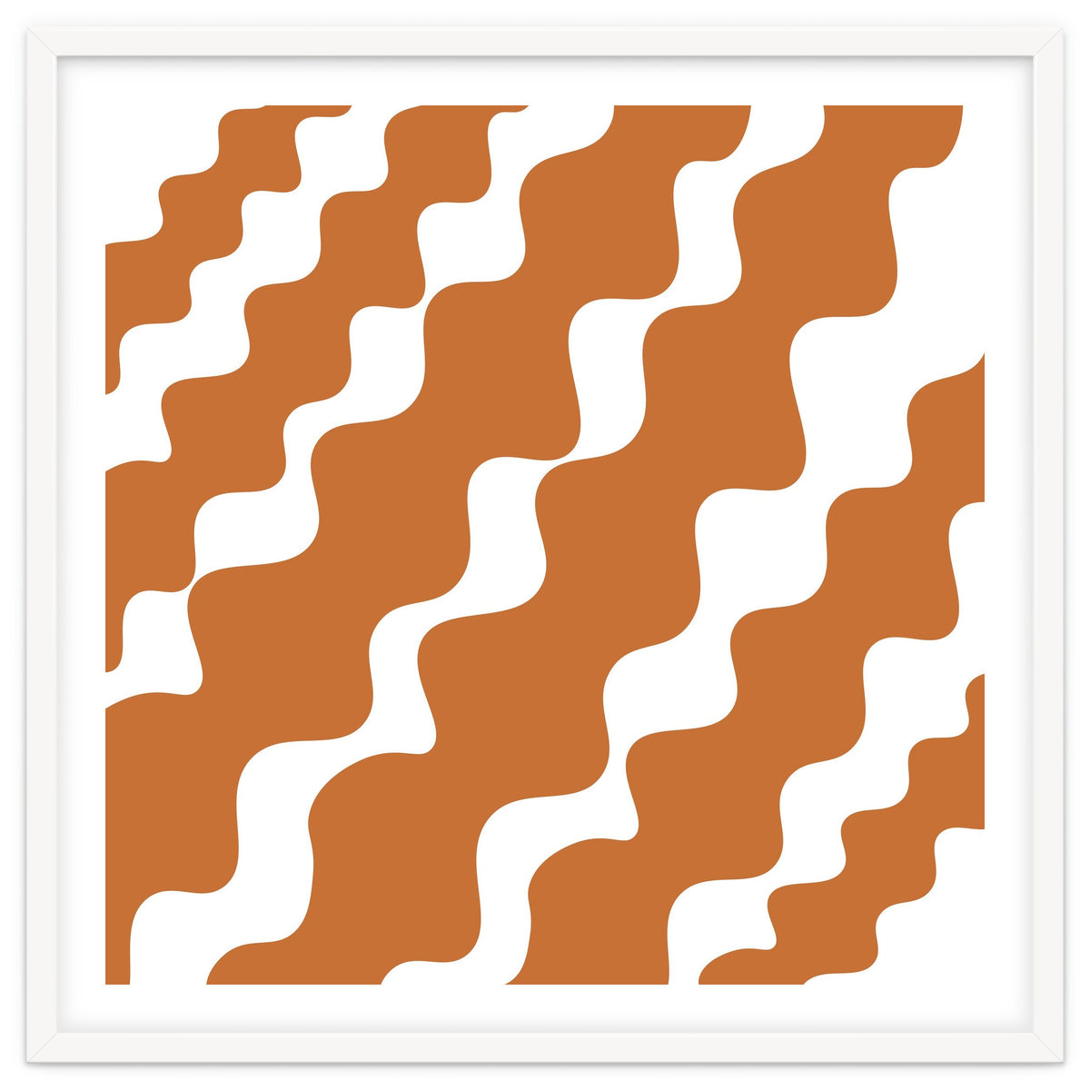 Brown Wavy Pattern