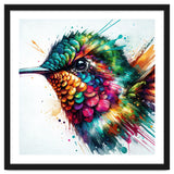 Watercolor Hummingbird Portrait thumbnail
