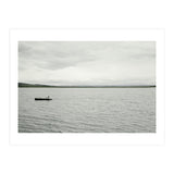 A boy pedaling the Board on the Lake - Iceland (Print Only) thumbnail