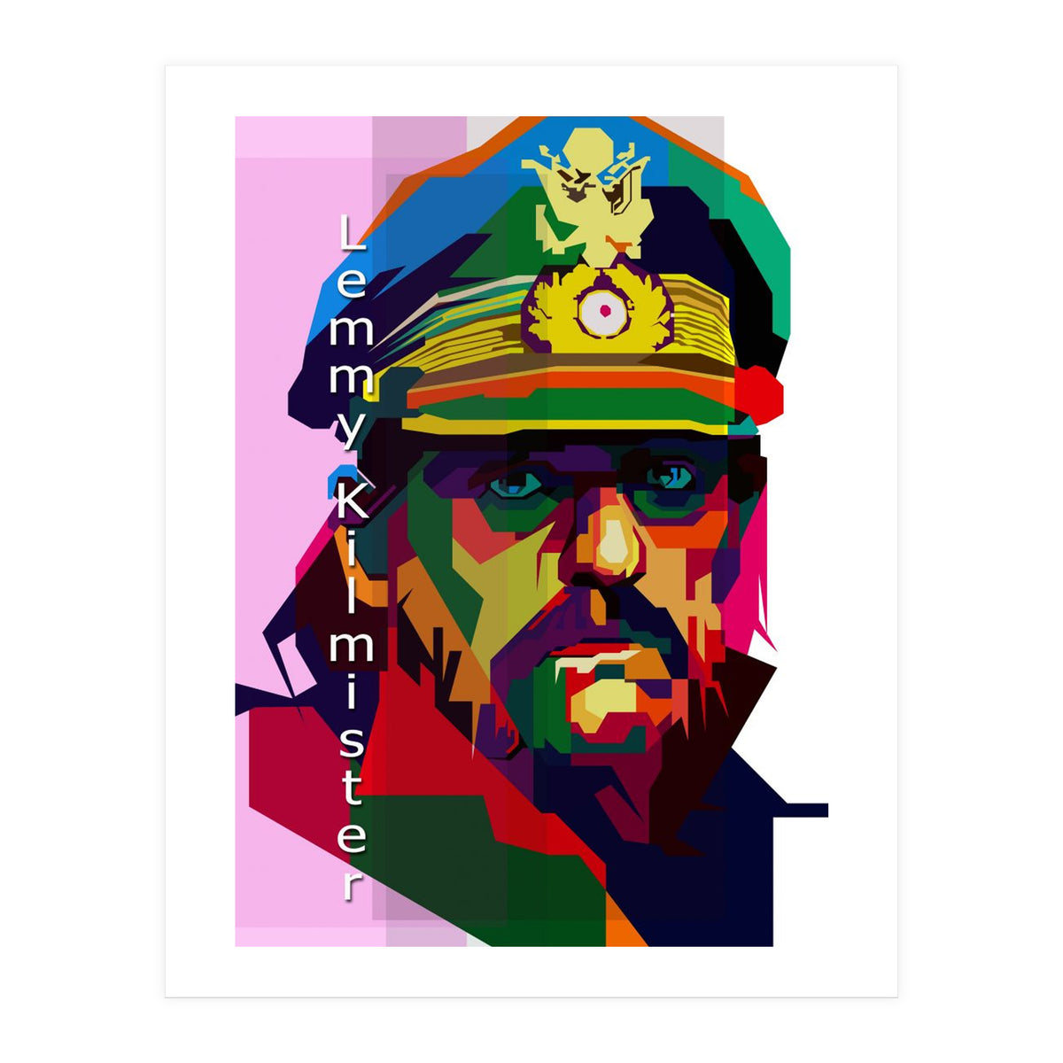 Lemmy Kilmister Motorhead English Metal Pop Art Wpap (Print Only)