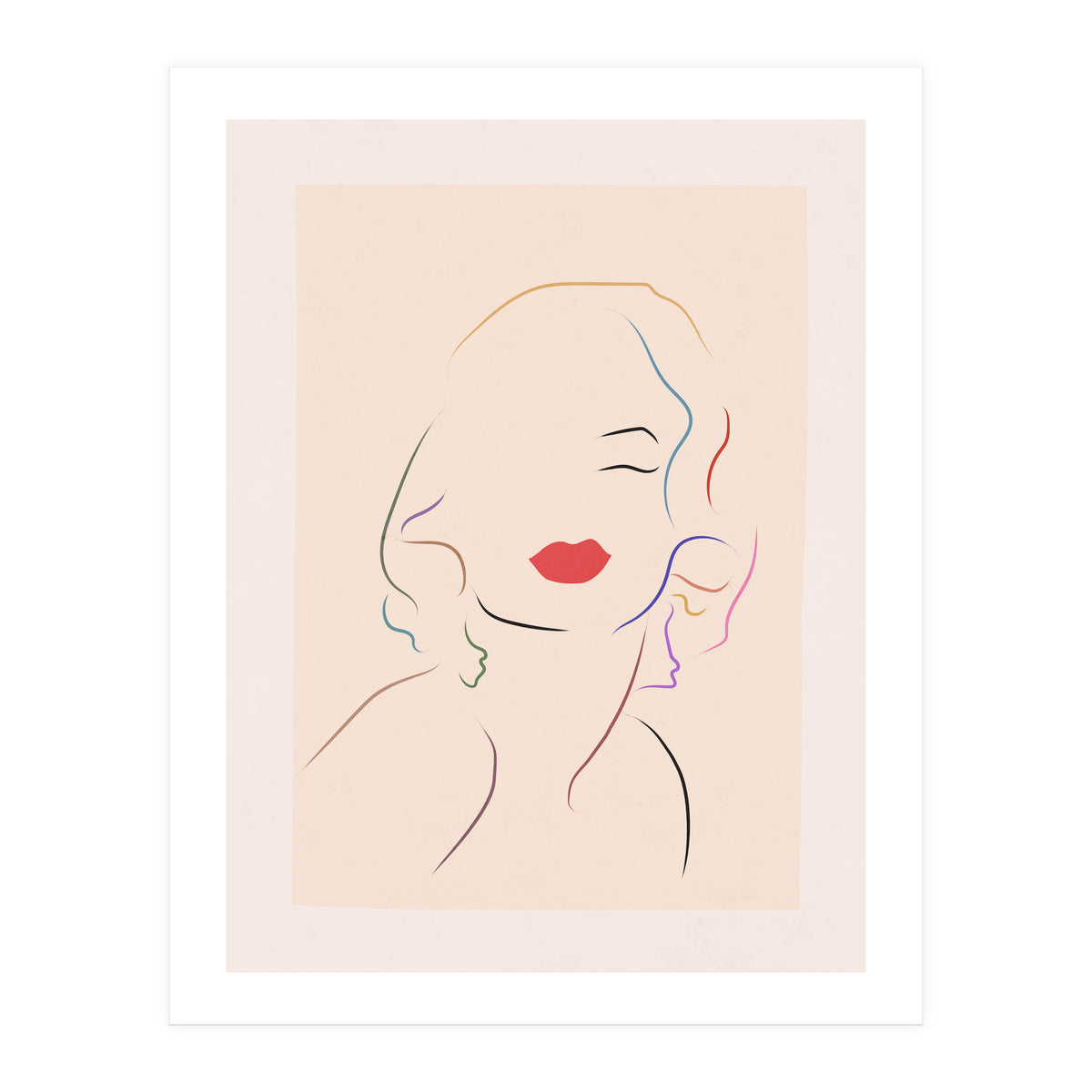 Marilyn's Kiss (Print Only)