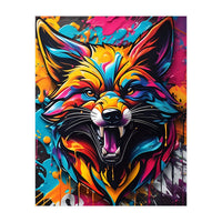 Aggressive Fox, Graffiti (Print Only)