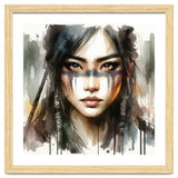 Ethereal Asian Warrior Gaze thumbnail