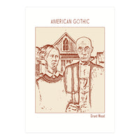 American Gothic – Grant Wood (Print Only)