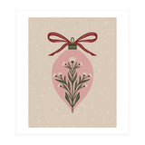 Christmas Floral Globe (Print Only) thumbnail