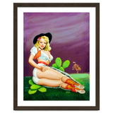 Sexy Pinup Gil Fell On Cactus From A Horse thumbnail