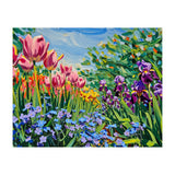 Vibrant Spring Meadow Oil Painting (Print Only) thumbnail