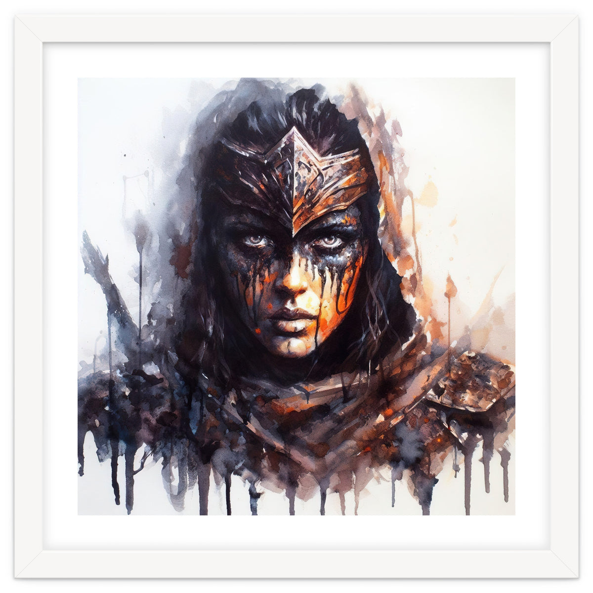 Armored Medieval Warrior Woman