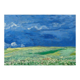 Wheatfield under Thunderclouds. Date: July 1890, Auvers-sur-Oise. Dimensions: 50.4 cm x 101.3 cm,... (Print Only) thumbnail