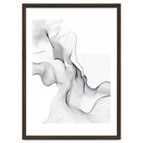 Abstract Black And White Flowing Lines thumbnail