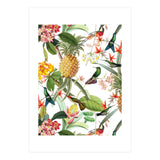 Hummingbirds in tropical Jungle (Print Only) thumbnail