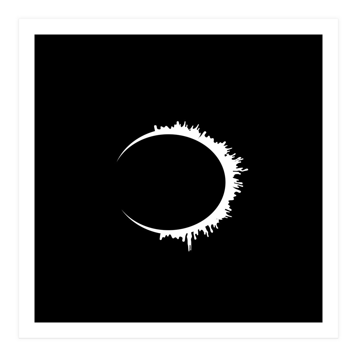 Solar lunar eclipse (Print Only)