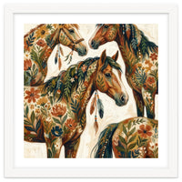 Rustic Horse Blossoms