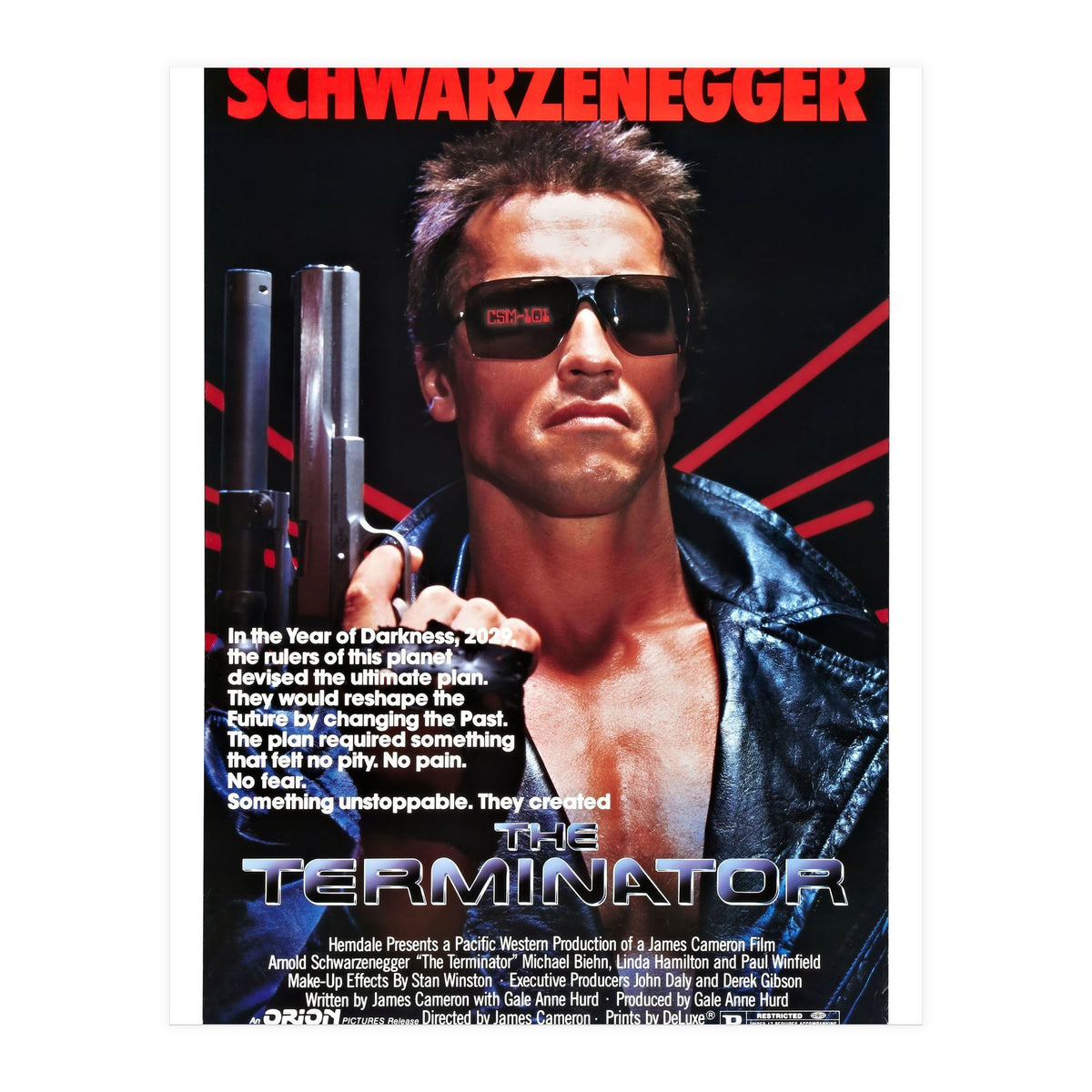 THE TERMINATOR (1984), directed by JAMES CAMERON. (Print Only)