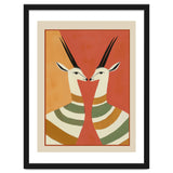 Two Gazelles In Stillness thumbnail