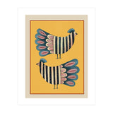 Striped Bird Pair II (Print Only) thumbnail