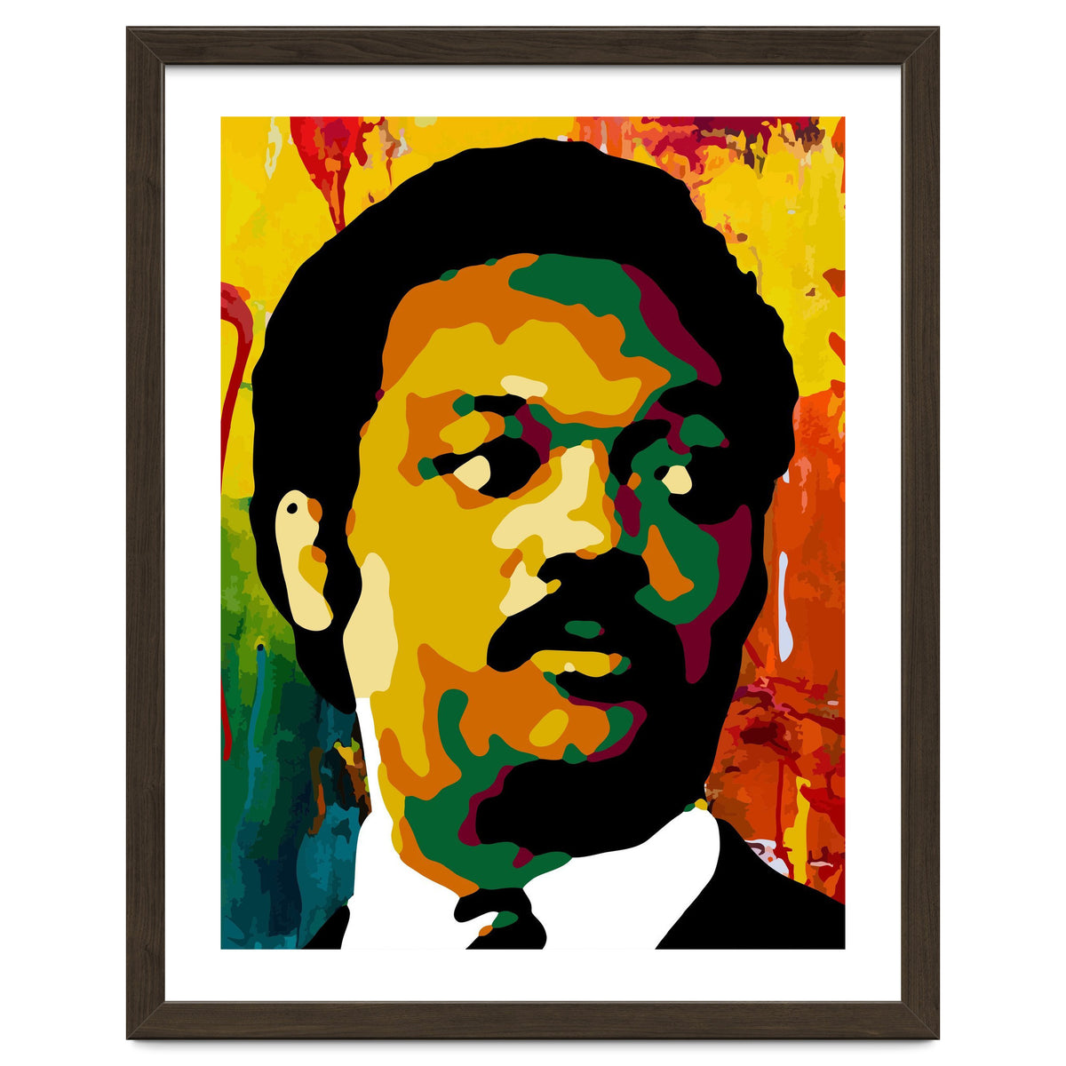 Jesse Jackson Colorful Abstract Art