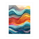 Abstract Layered Wave Landscape (Print Only) thumbnail