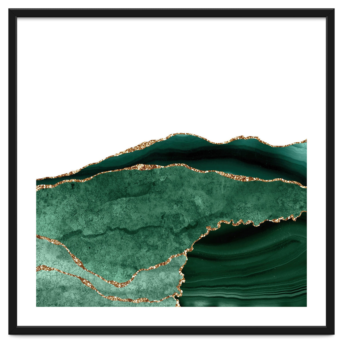 Emerald & Gold Agate Texture 06