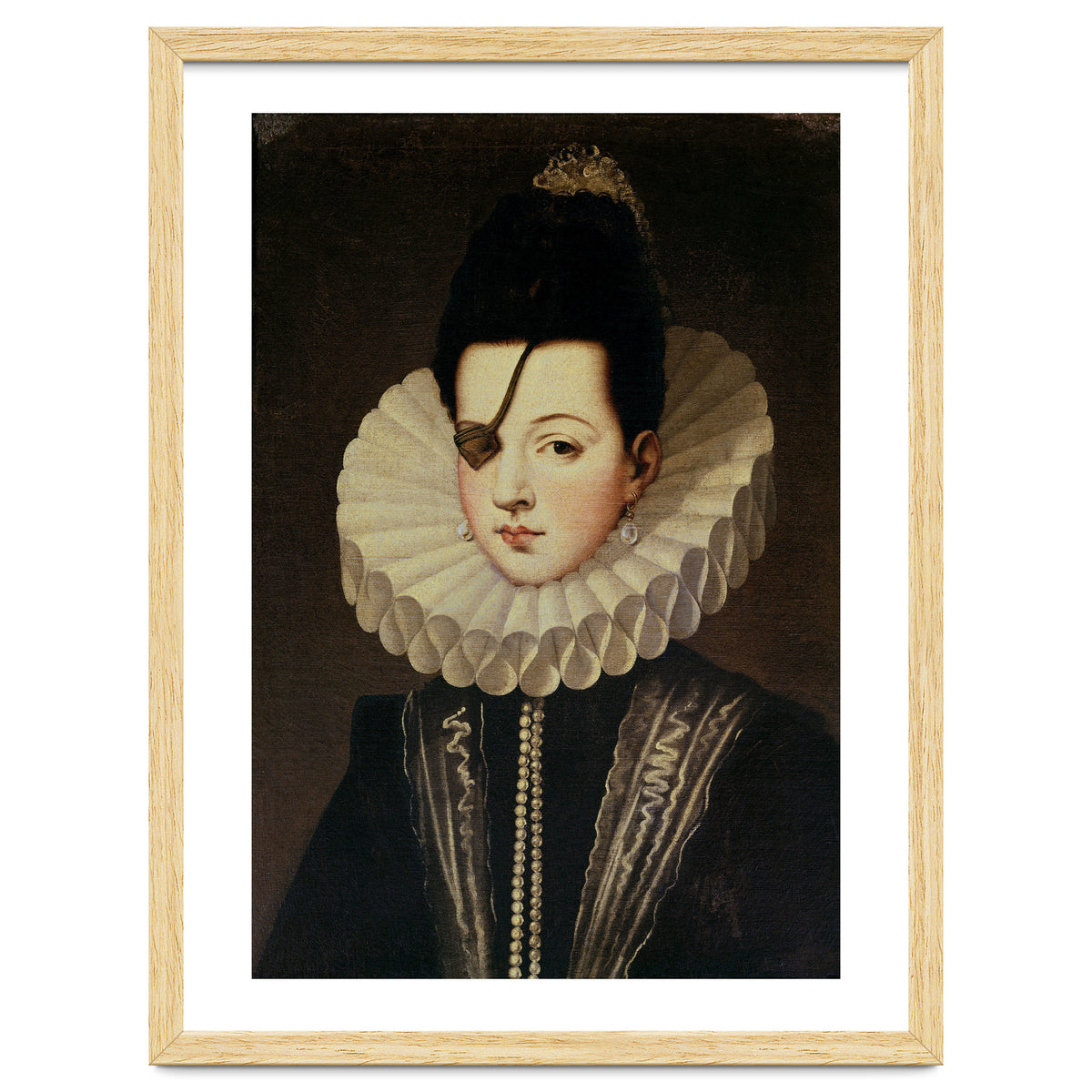 'Ana de Mendoza, Princess of Eboli', 16th century. ALONSO SANCHEZ COELLO. PASTRANA DUQUESA DE.