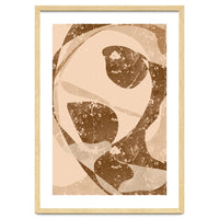 Abstract Brown Scratch