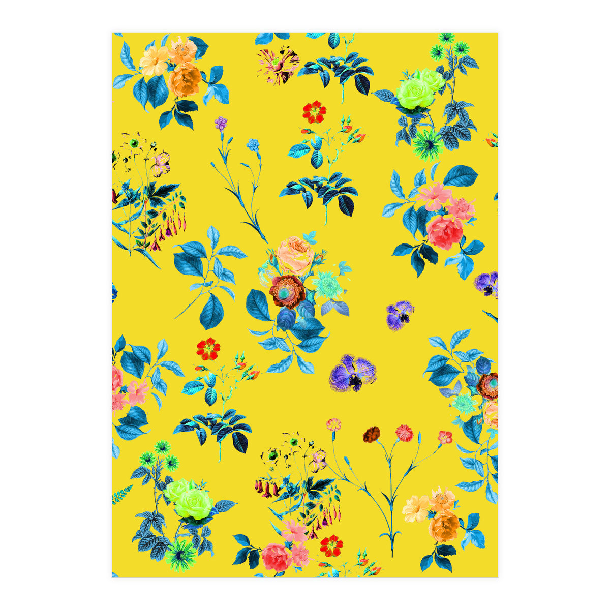 Floral Shower || #society6 #decor #buyart (Print Only)