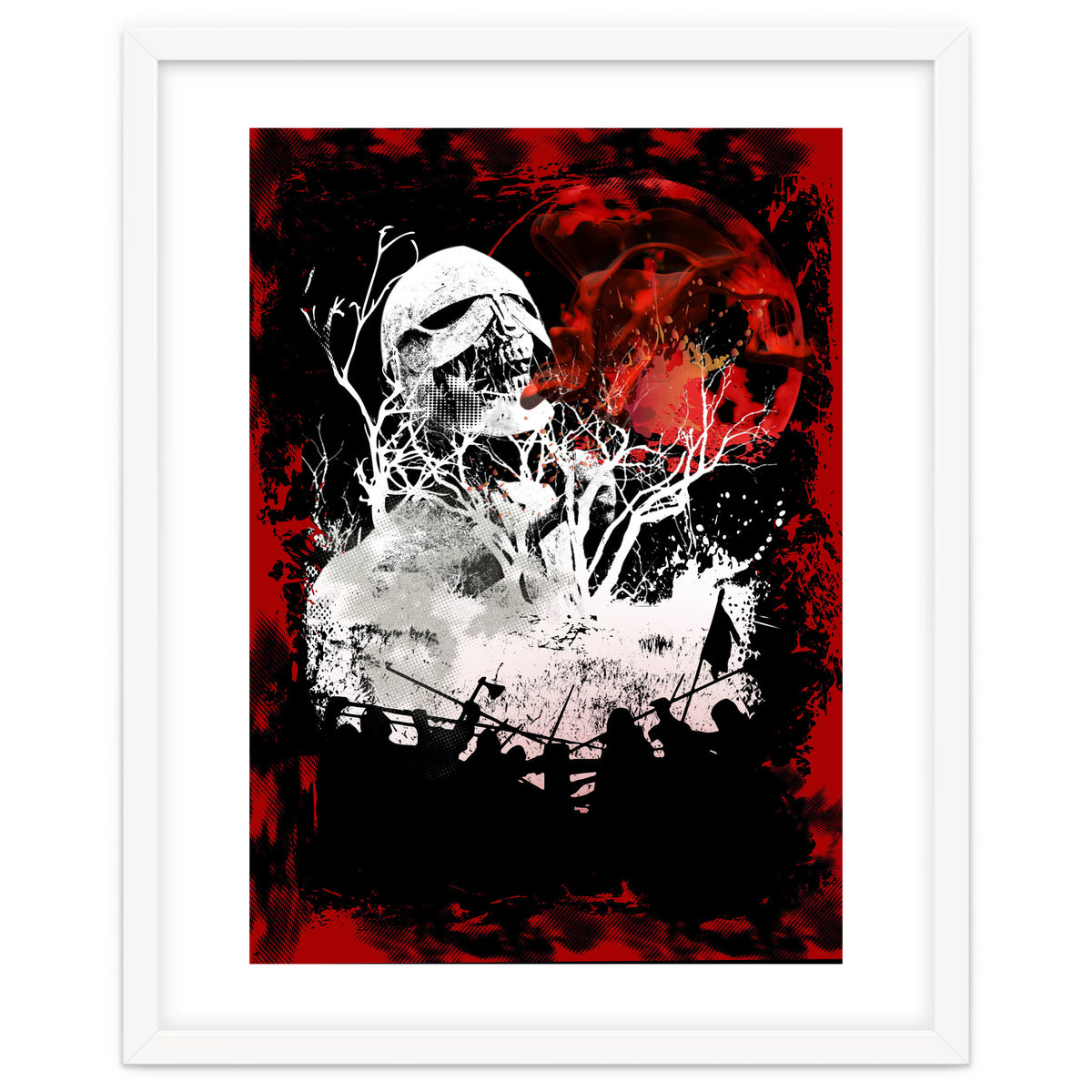 Viking Grinning Skull