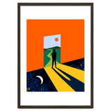 The Path Ahead, Abstract Concept Positivity Growth Mindset People, Eclectic Inspire Bohemian Contemporary Modern Pop Art thumbnail