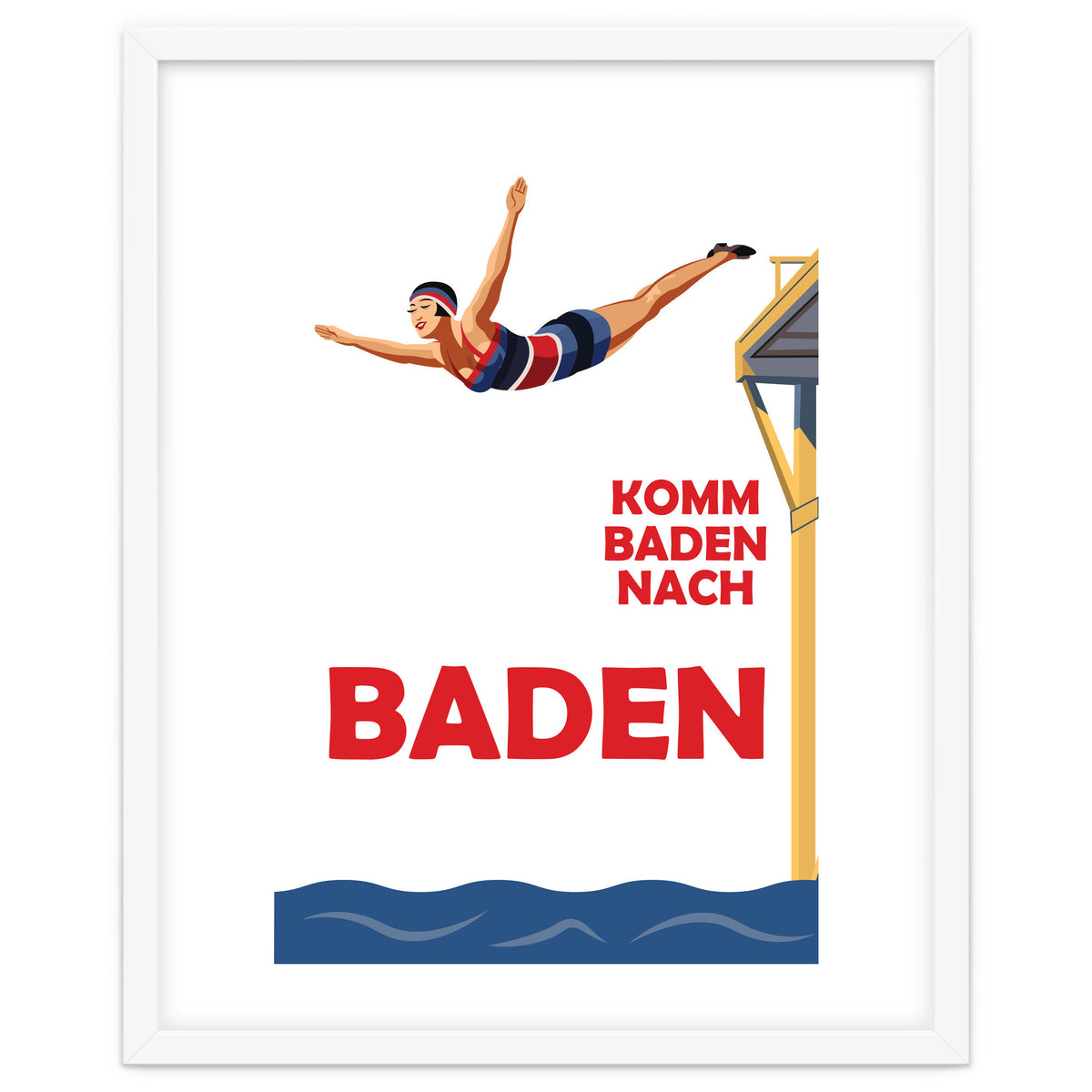 Baden Baden Swim Girl