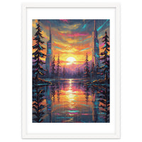 A Cybernetic Sunset Reflecting the Symbiosis
