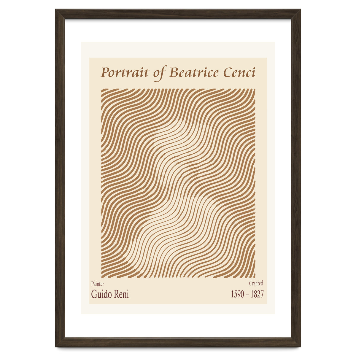 Portrait Of Beatrice Cenci (1590 – 1827) – Guido Reni (italian, 1575 1642)