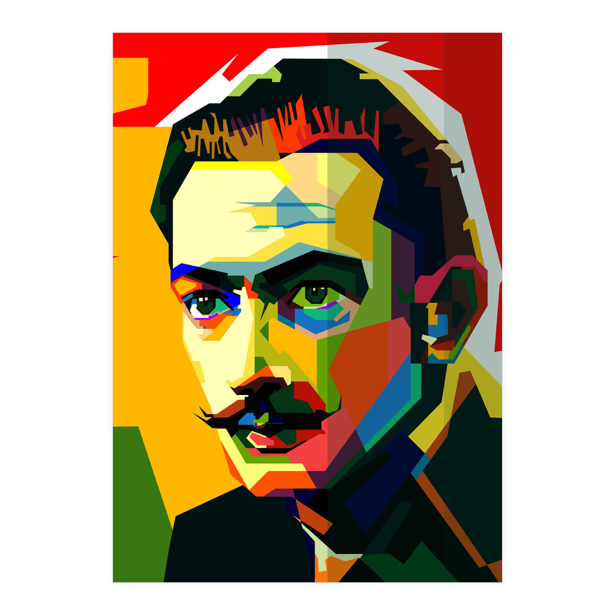 Salvador Dali Maestro Painting Pop Art Wpap (Print Only)