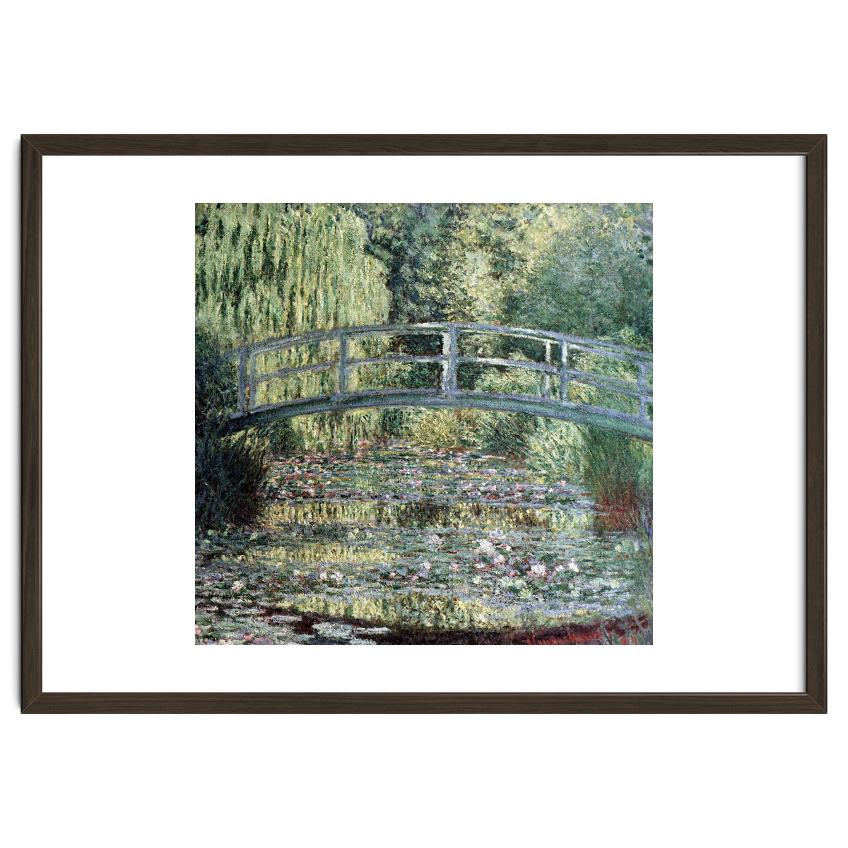 The Waterlily Pond: Green Harmony - 1899 - 89x93,5 cm - oil on canvas.