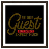 Be Our Guest But Don't Expect Much thumbnail