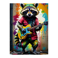 Raccoon Plays Guitar (Print Only)