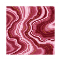 Red Agate Texture 04  (Print Only)