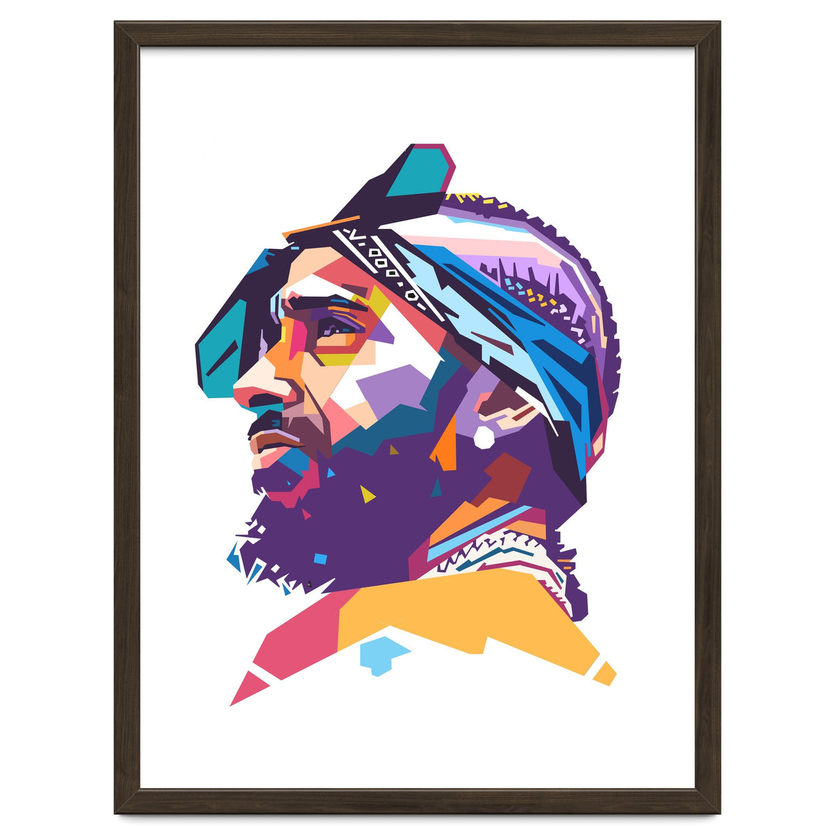 Nipsey Hussle pop art portrait
