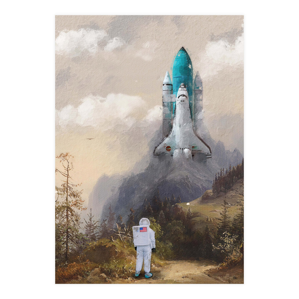 Missed The Shuttle (Print Only)
