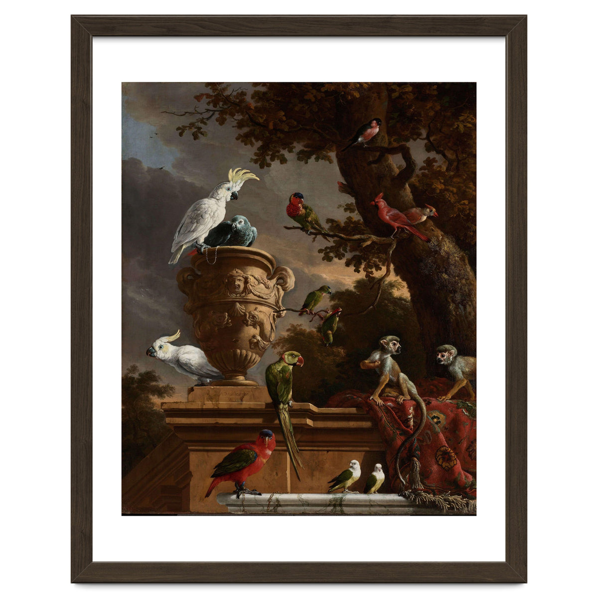 The Menagerie. The Managerie. Dating: c. 1690. Measurements: h 135 cm × w 116.5 cm.