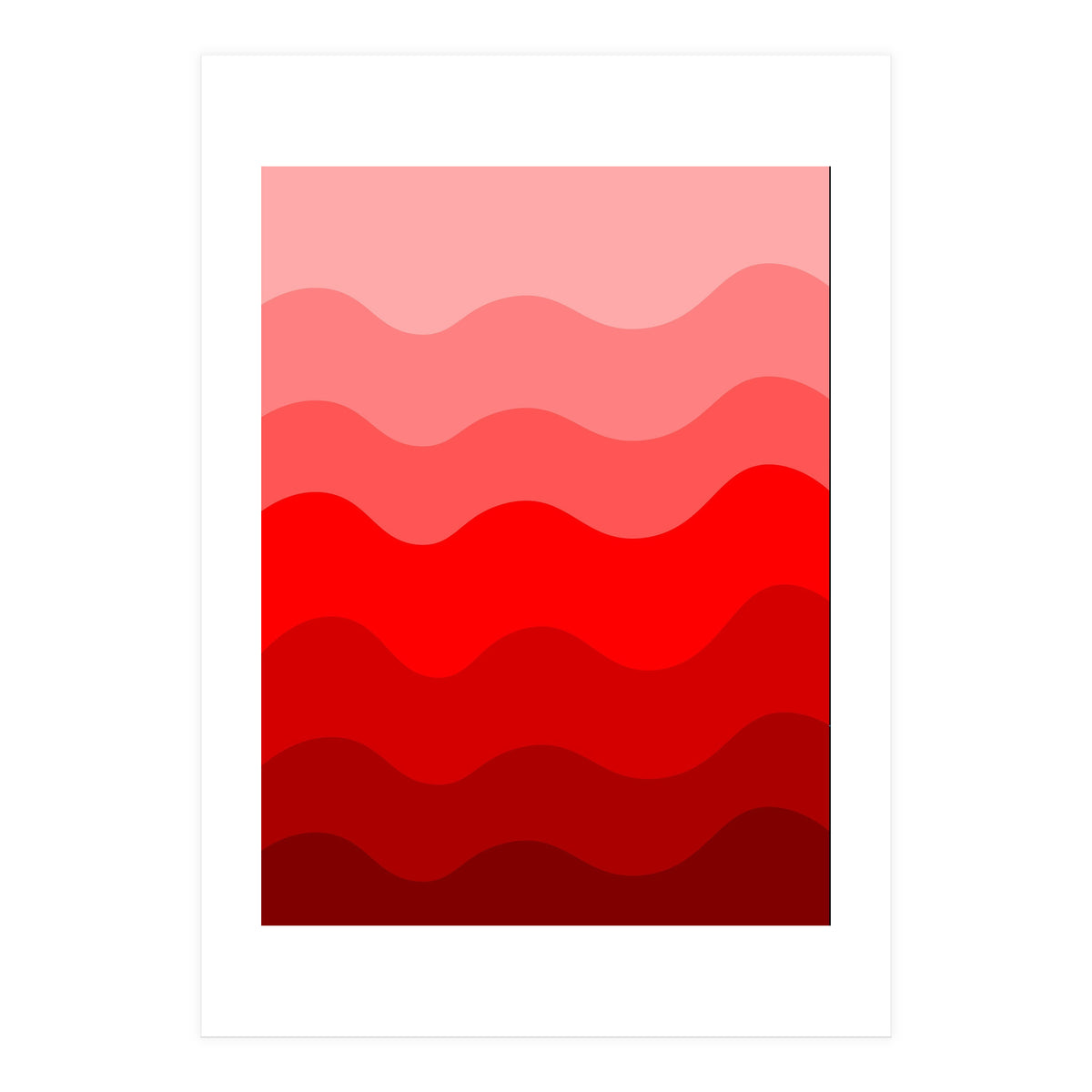 Red gradient design  (Print Only)