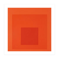 JOSEF ALBERS - HOMAGE TO THE SQUARE RED  (Print Only)