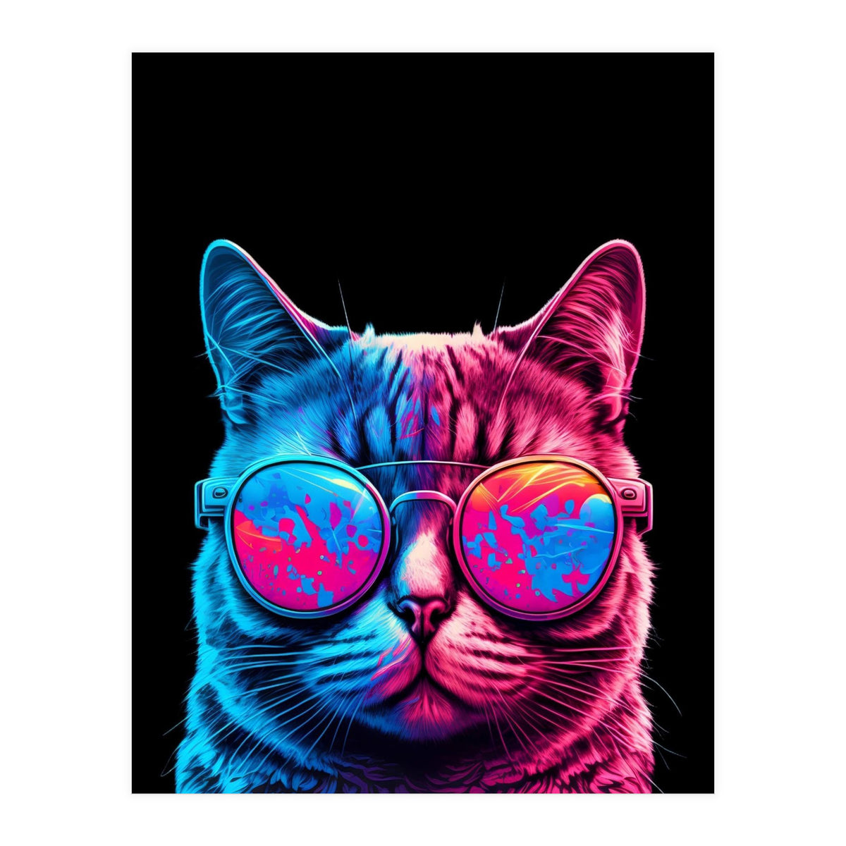 Cat Animal Portrait (Print Only)