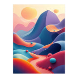 Colorful Surreal Dreamscape Digital Art (Print Only) thumbnail