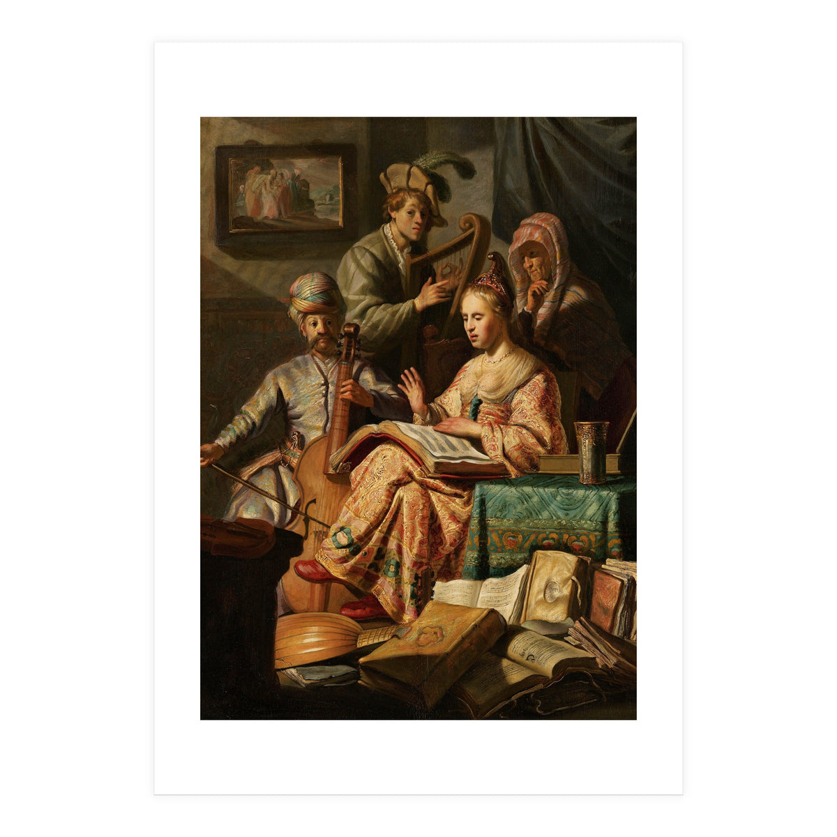 Musical Company – Rembrandt (1626) (Print Only)