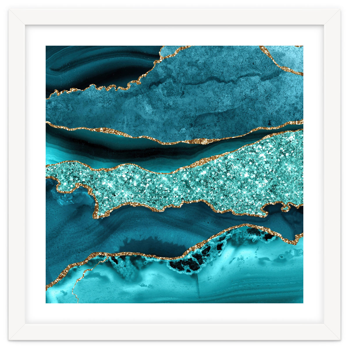 Agate Glitter Ocean Texture 12