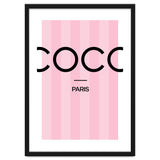 Paris Fashion Quote Art, Coco Chanel, Chic Decor thumbnail