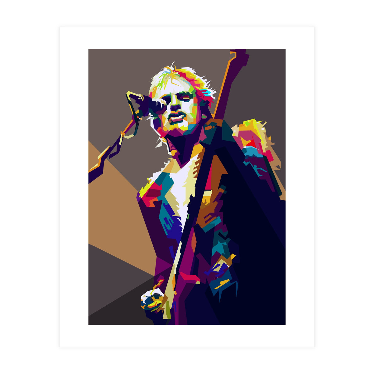 Sting The Police Pop Art WPAP (Print Only)